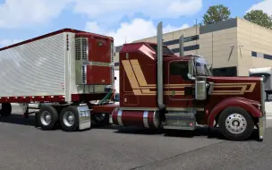 Descargar video: 【美洲卡车模拟】【HammerLane79】Kenworth W900L - (550hp CAT 动力) - 定制大型车 - 美国卡车模拟器