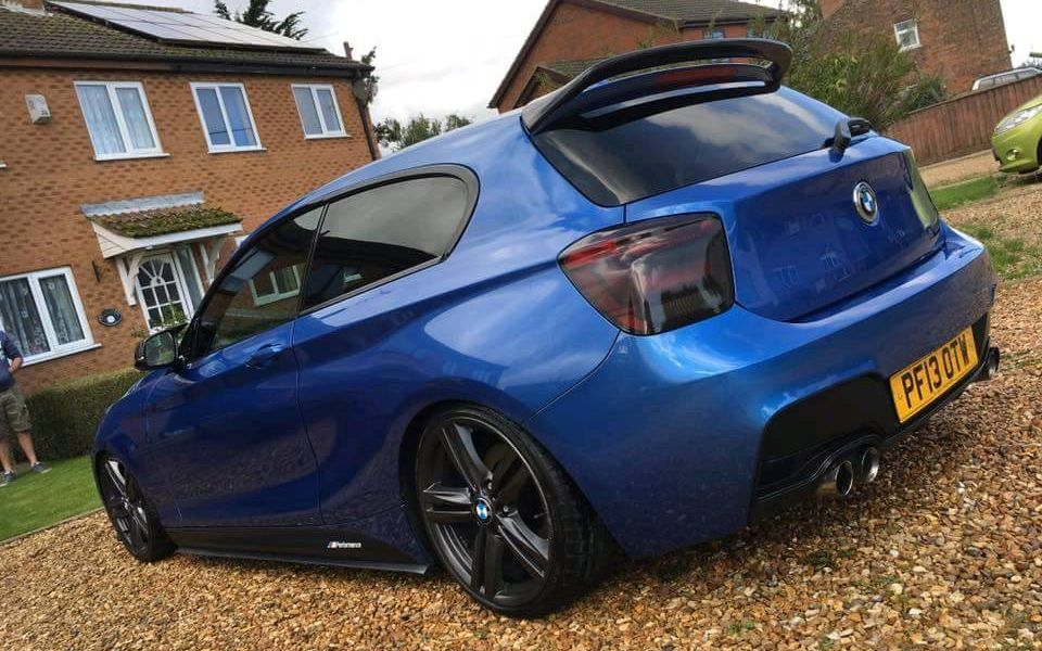 宝马小钢炮116i m运动版改装运动排气,效果一个天一个地!