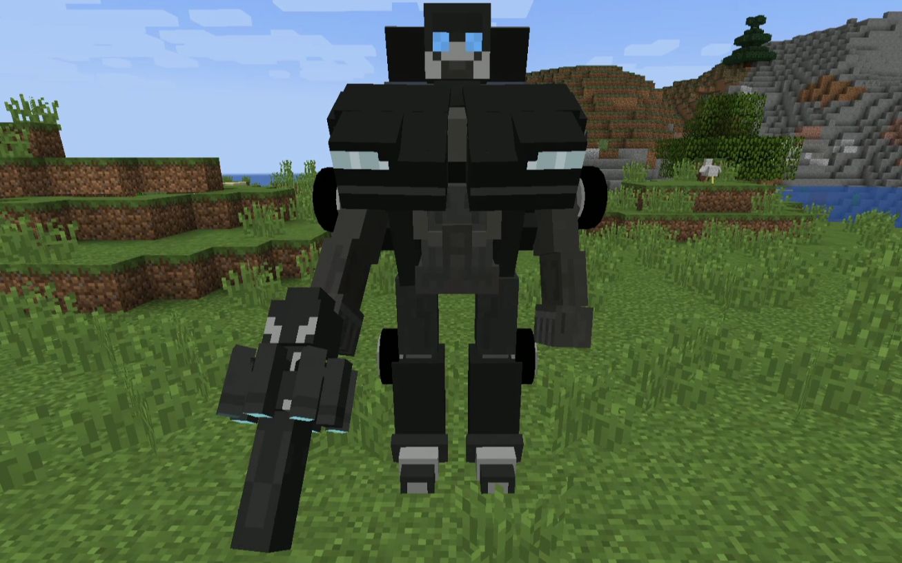 我的世界变形金刚模组汽车人让mc里的时间都停止了魔哒解说