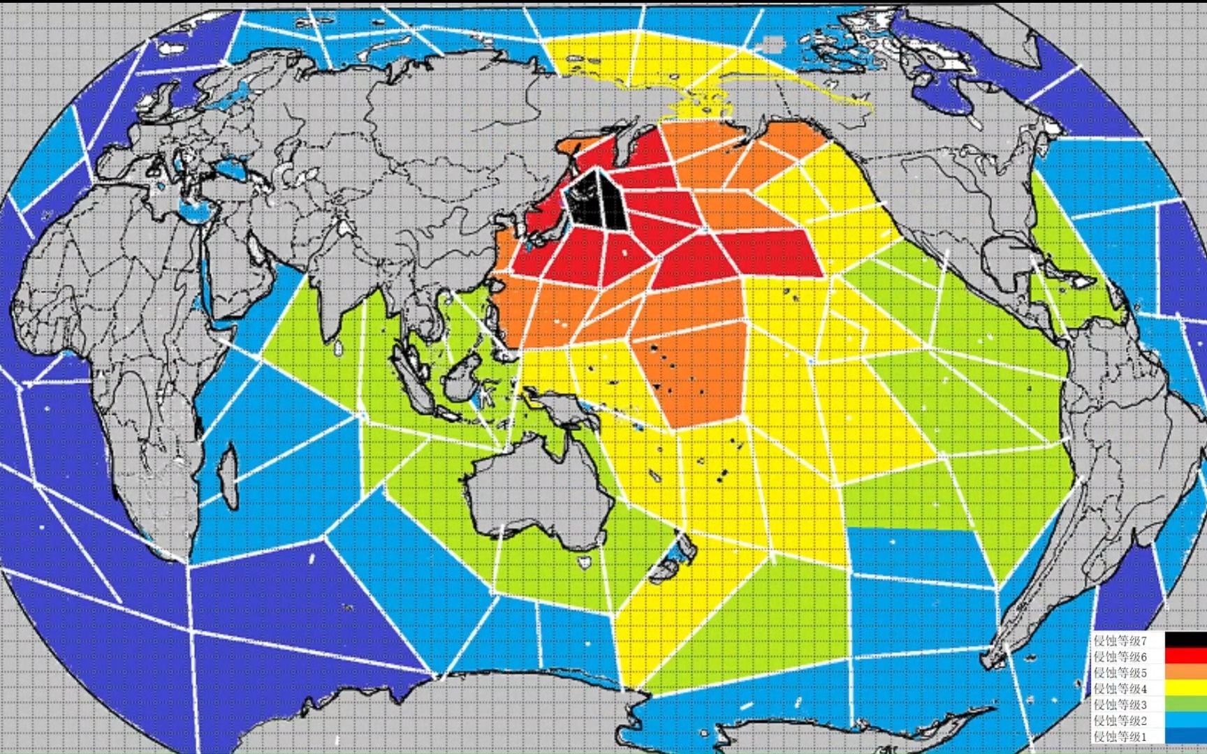 蓝星海域侵蚀等级