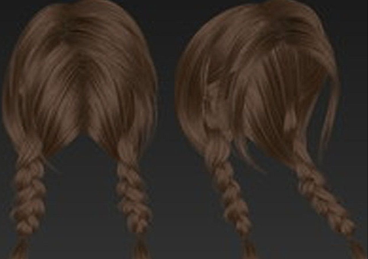 通过zbrush毛发导出曲线快速制作xgen头发