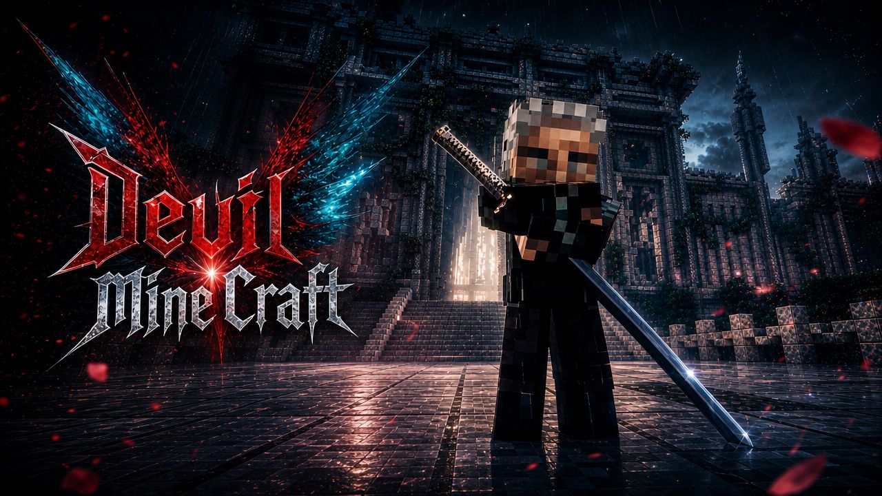 【鬼泣五 x MC模组发布】- DevilMineCraft 最强动作模组！