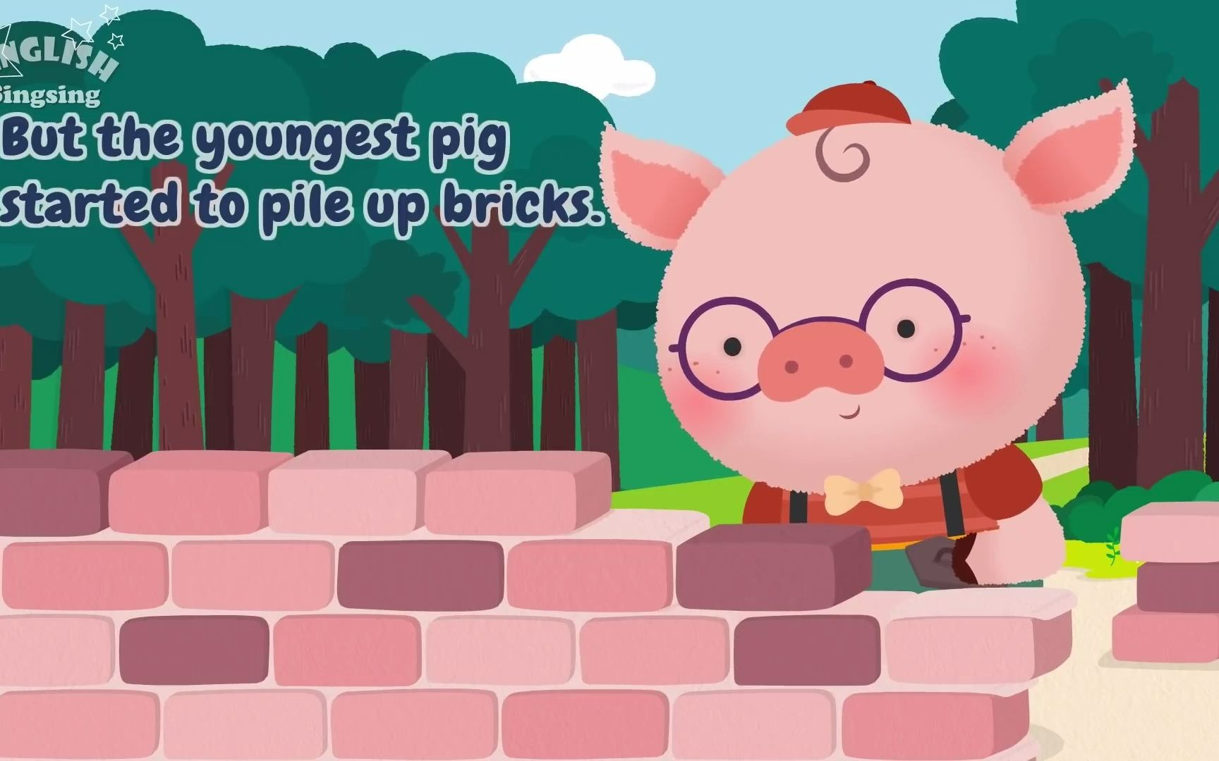 [图]【童话level3】Stories for kids：The Three Little Pigs