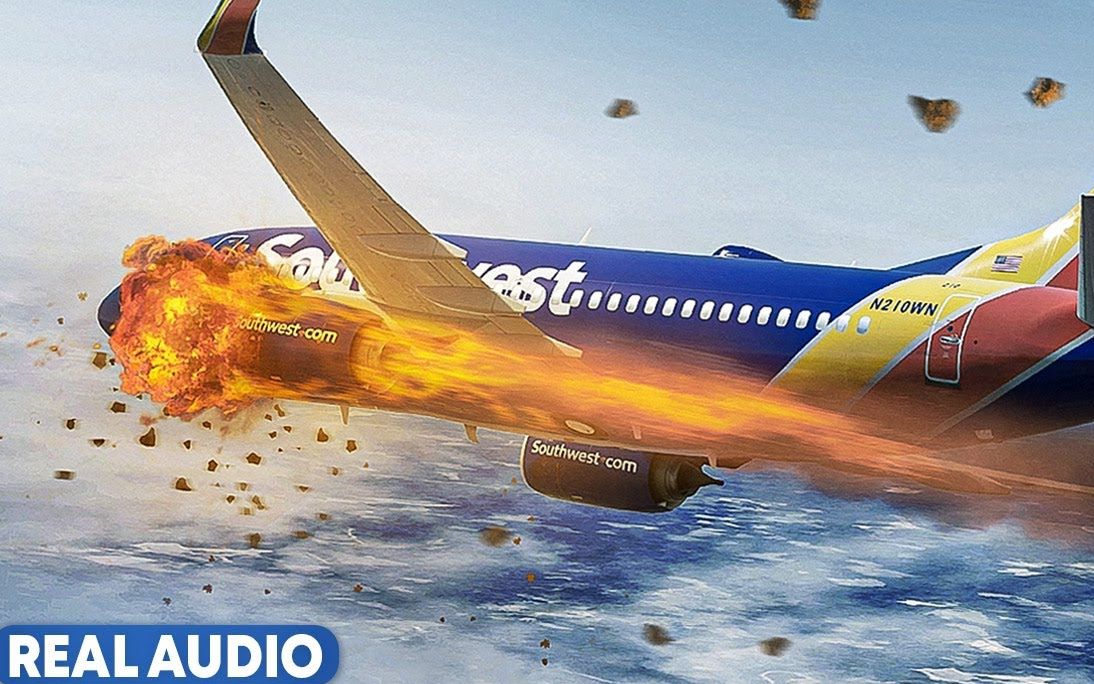 theflightchannel发动机在飞行中爆炸的可怕时刻真实音频