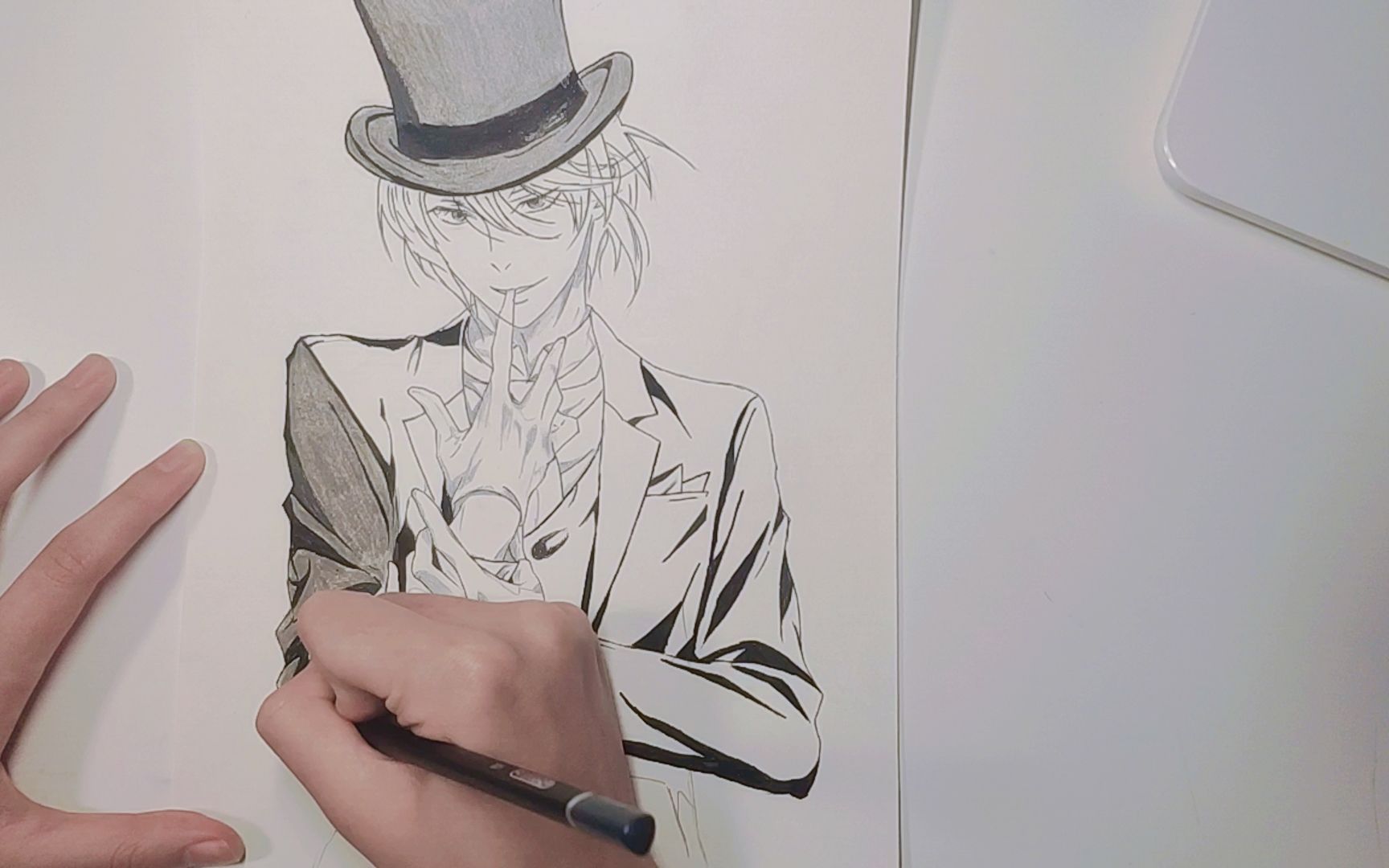 忧国的莫里亚蒂 | 史上最低成本莫里亚蒂小教授手绘(～~▽~)