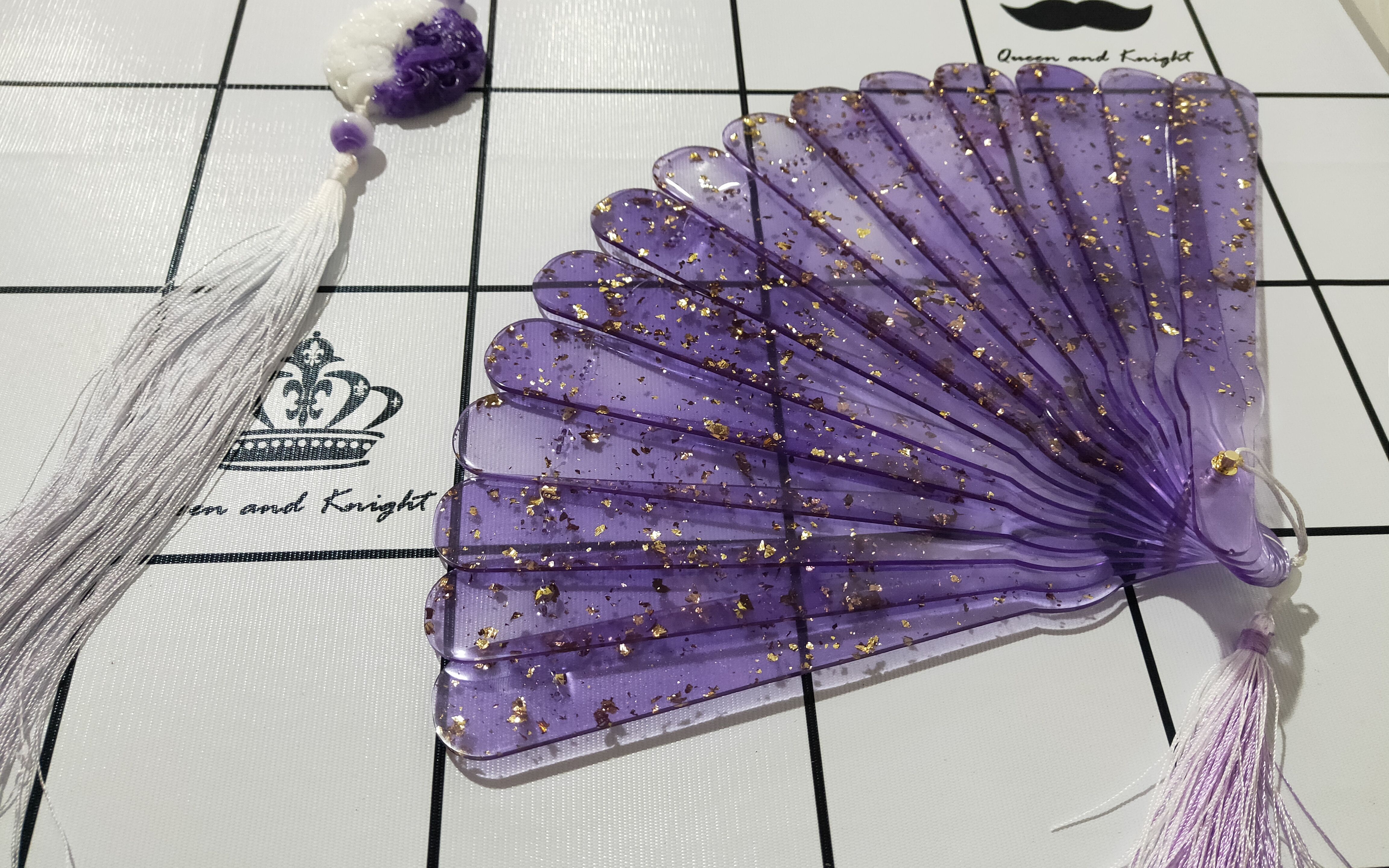 【滴胶展示】闪闪 仙气满满的扇子展示