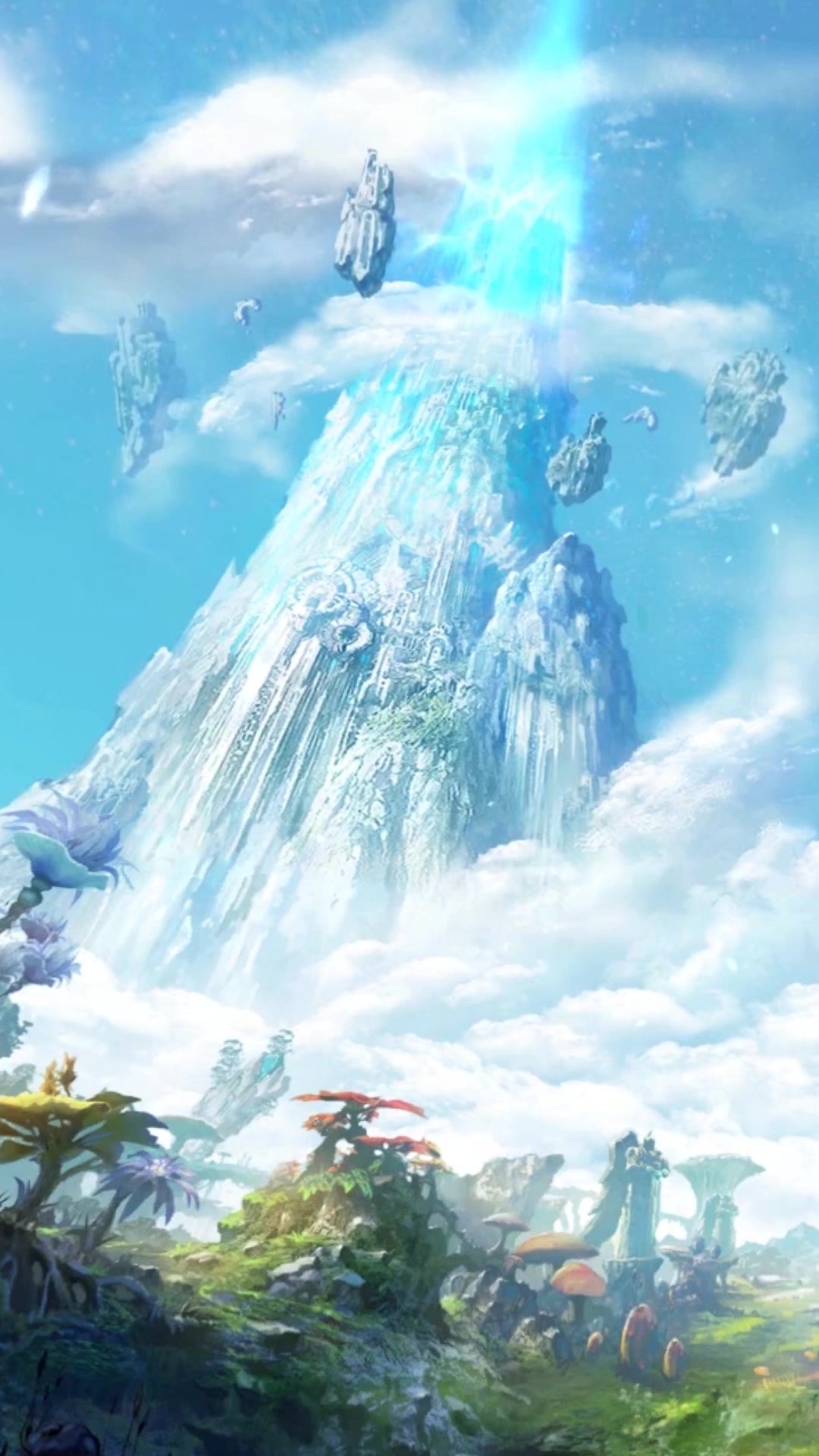 云,游戏,风景,山,蓝天,永恒之塔