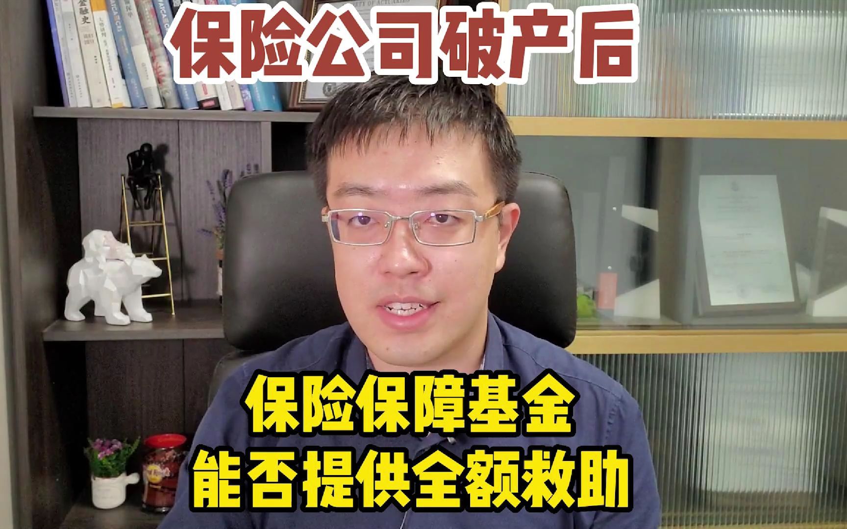 保险公司破产后,保险保障基金到底能不能“全额救助”?哔哩哔哩bilibili