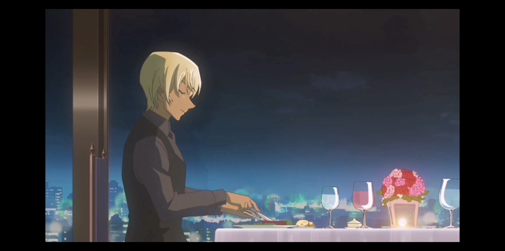 [贝尔摩德x安室透]贝姐和安室透一双金发美男美女一起用餐真是赏心