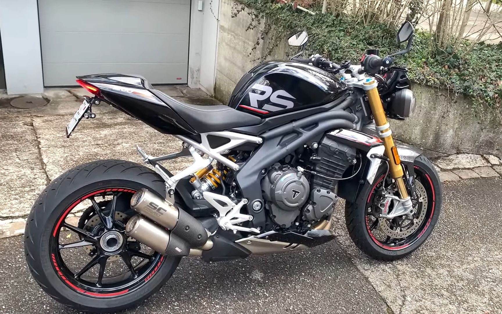 凯旋speedtriple1200rs改装sc排气声浪表现