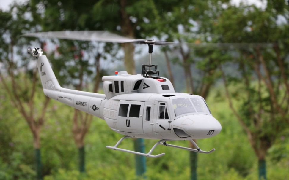 澳门客户定制 uh-1n 500级 休伊航模直升机