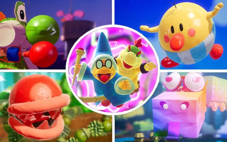 耀西的手工世界-yoshis crafted world boss集