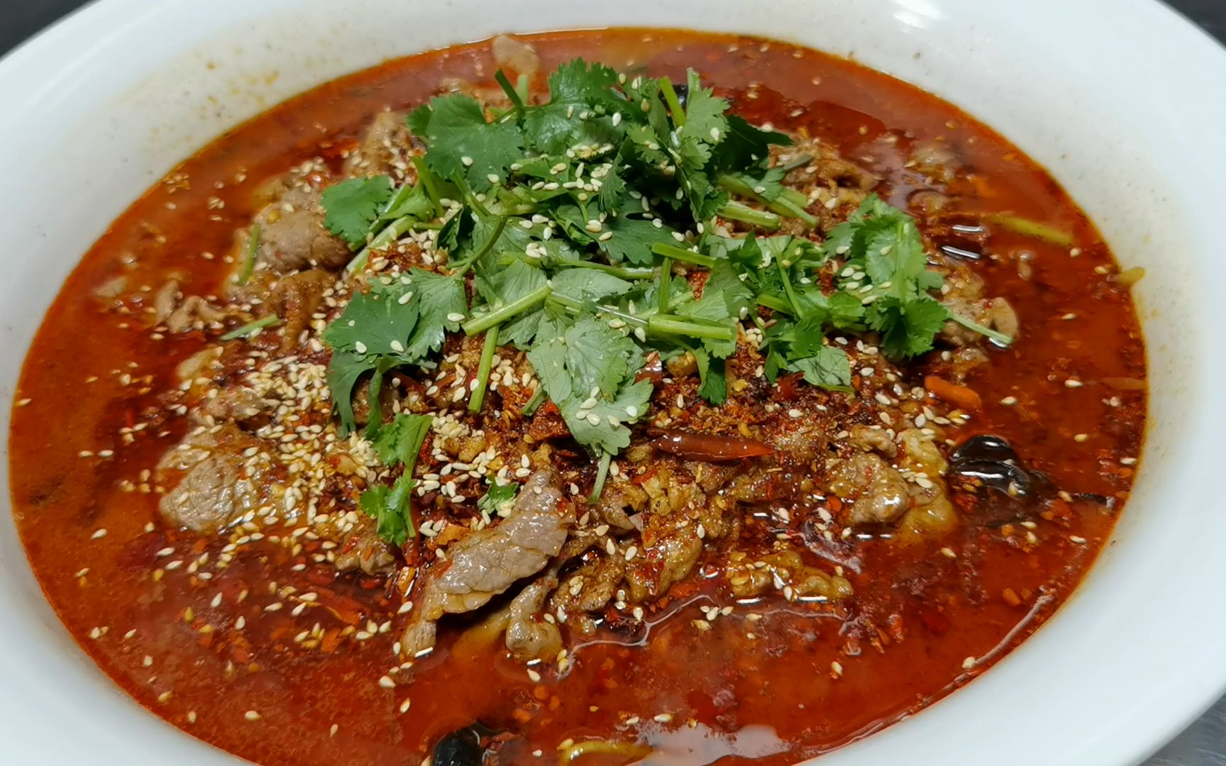 第一次尝试做水煮鸵鸟肉.