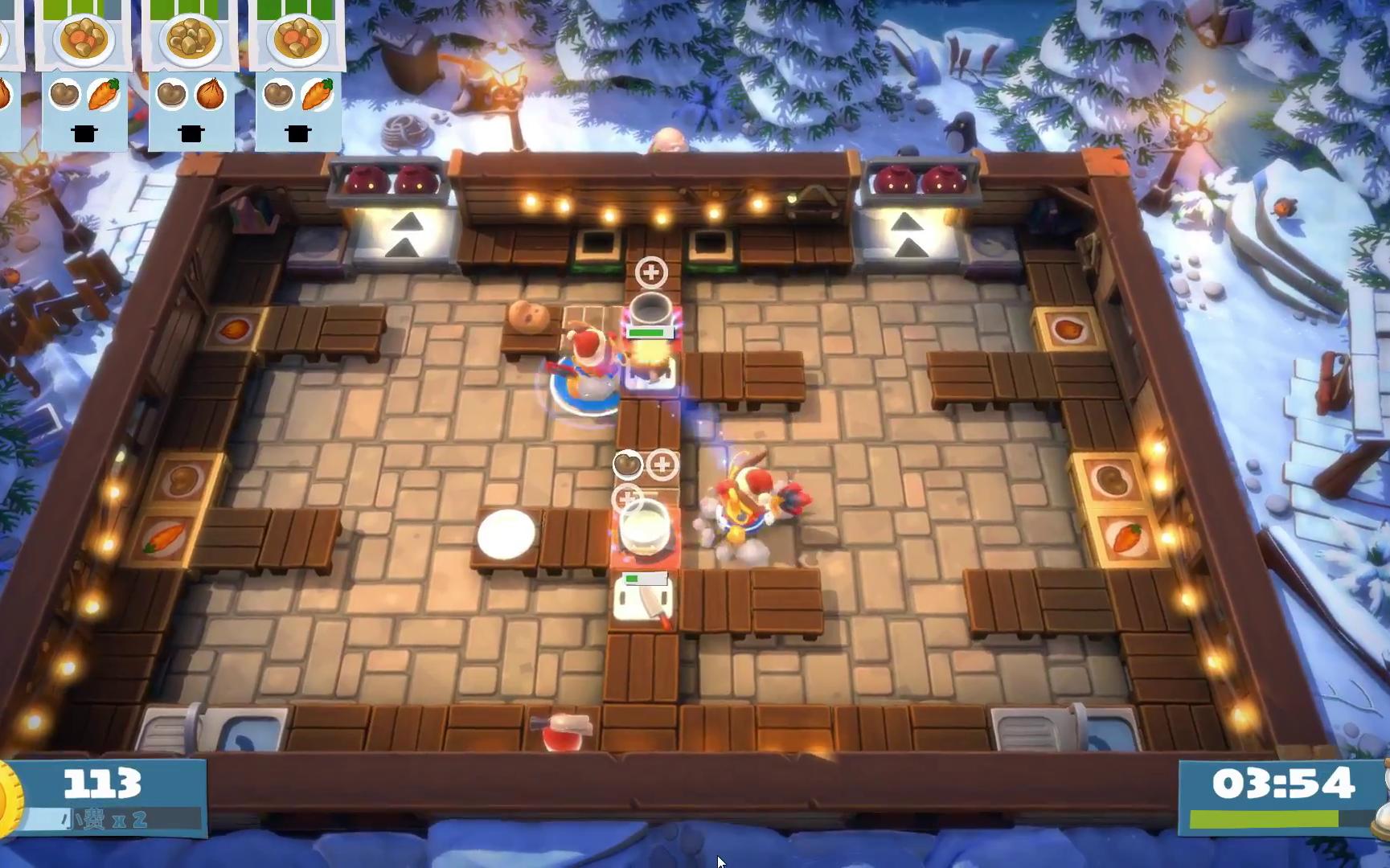 【胡闹厨房全都好吃】dlc【festive seasoning】1-2【四星】