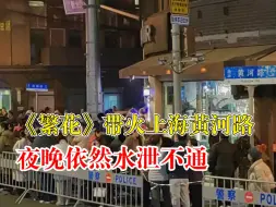 Download Video: 繁花带火上海黄河路，夜晚依然水泄不通