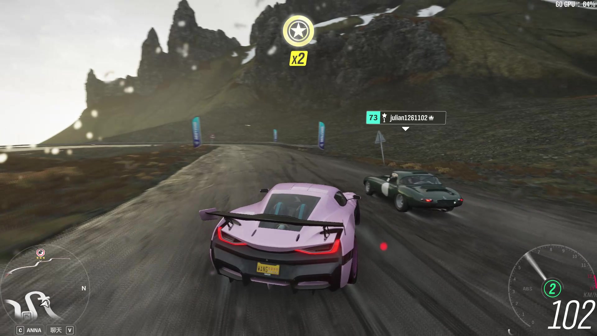 地平线4 这辆电动车漂移静悄悄的