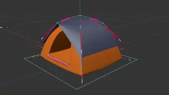C4D 帐篷绑定