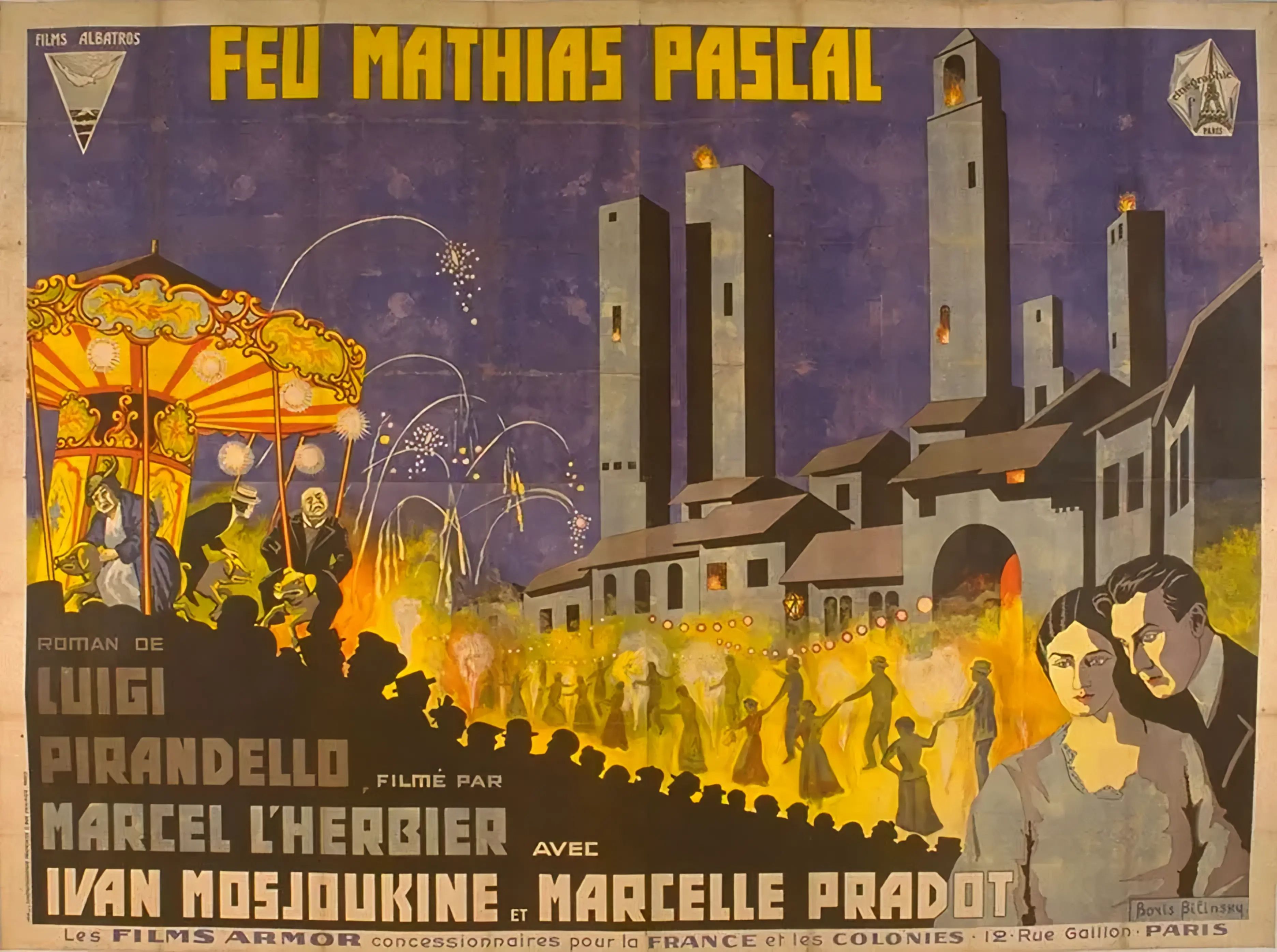 已故的帕斯卡尔 Feu Mathias Pascal /The Late Mathias Pascal (1926)哔哩哔哩bilibili