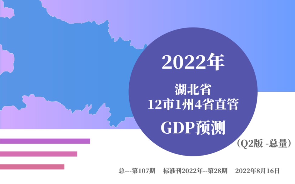 质立荆楚,成就湖北——2022湖北12市1州4省直管gdp预测q2版(个人预测,仅供娱乐)哔哩哔哩bilibili