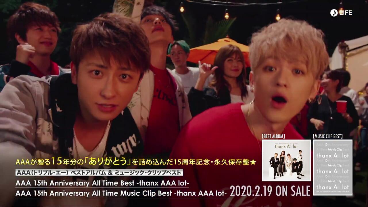 AAA / 『AAA 15th Anniversary -thanx AAA lot-』Digest_哔哩哔哩_bilibili