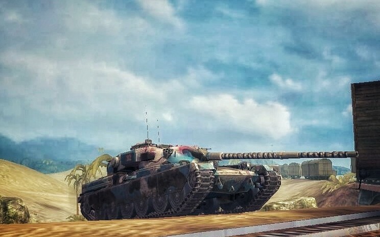 坦克世界闪击战均质钢时代最强坦克的表演酋长mk6酋一万
