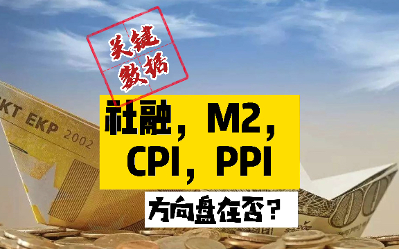 关键数据出炉:社融,M2,CPI,PPI一网打尽!你必须知道的金融数据!哔哩哔哩bilibili