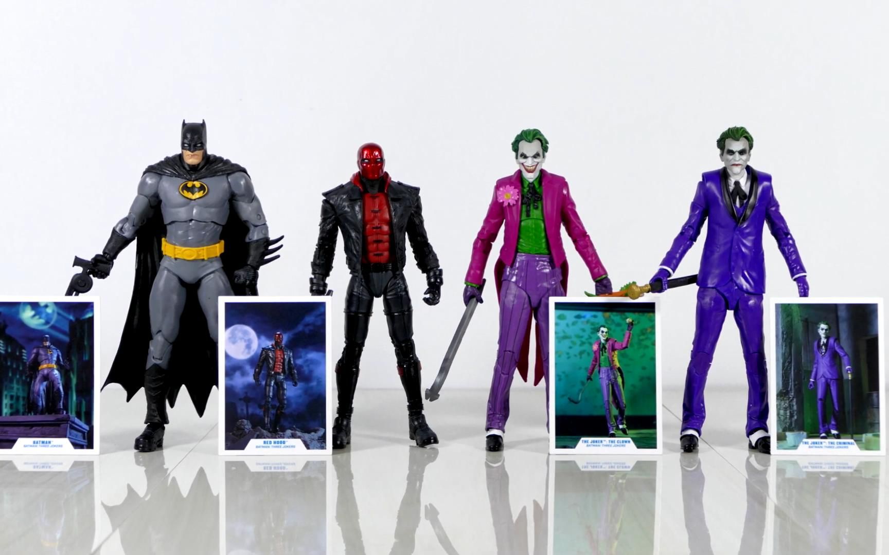 麦克法兰 三个小丑套 蝙蝠侠 红头罩 罪犯和丑角小丑 清晰评测