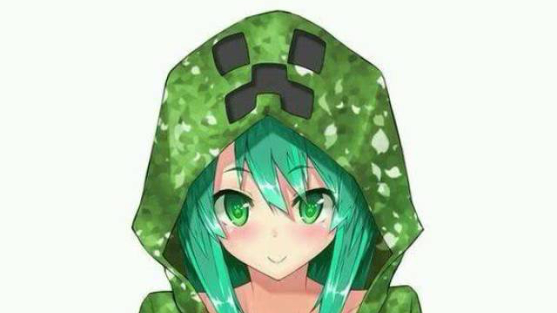 画一只可爱的苦力怕娘