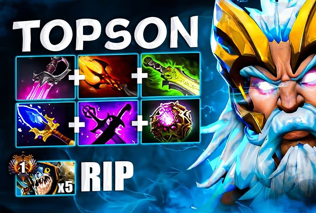 【dota2】topson大根虚灵刀玲珑心宙斯第一视角,小鱼泯灭者