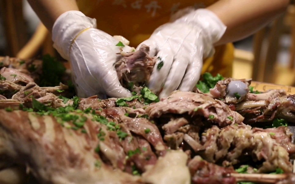 宁夏开了30年的羊肉 满汉全席第一道菜