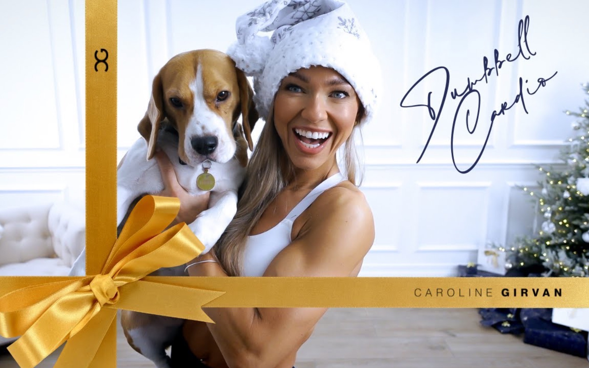 【caroline girvan】20分钟90圣诞特辑90哑铃辅助有氧运动|过节啦