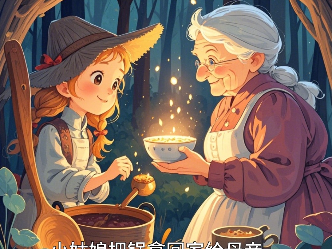 格林童话069《甜粥》哔哩哔哩bilibili