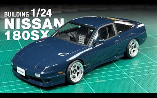 【搬运富士美1/24日产180sx. rps13 type-x车模制作