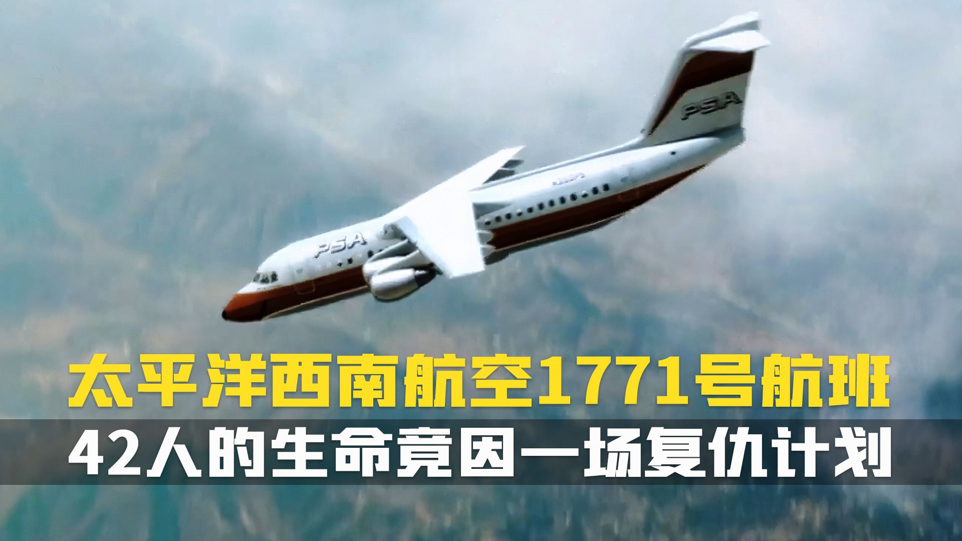 1771航班空难,凶手竟是他?动机让人不寒而栗!空中浩劫空难纪录片.太平洋西南航空1771号班机哔哩哔哩bilibili