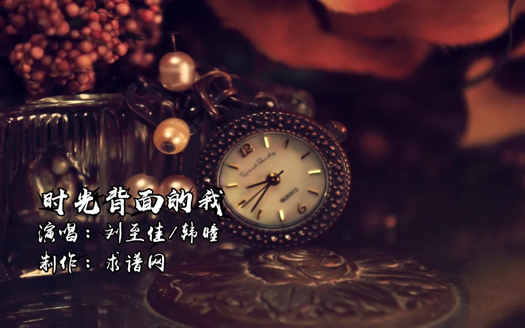 刘至佳/韩瞳《时光背面的我》钢琴谱_哔哩哔哩_bilibili