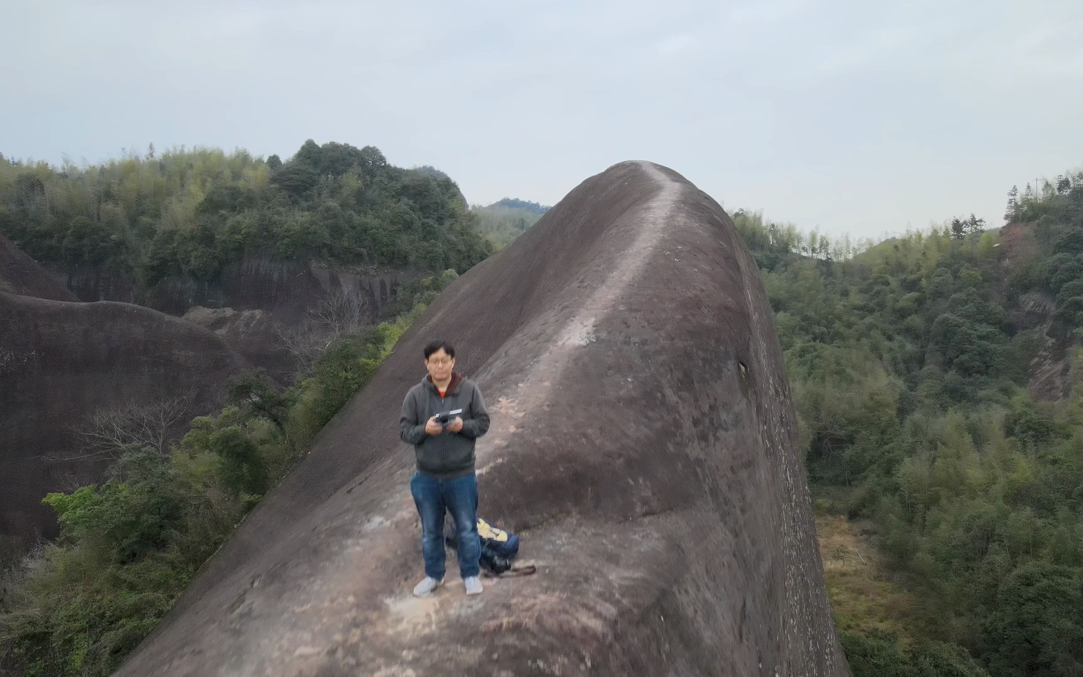 韶关金鸡岭和郴州高椅岭自驾游(22)刀背山航拍