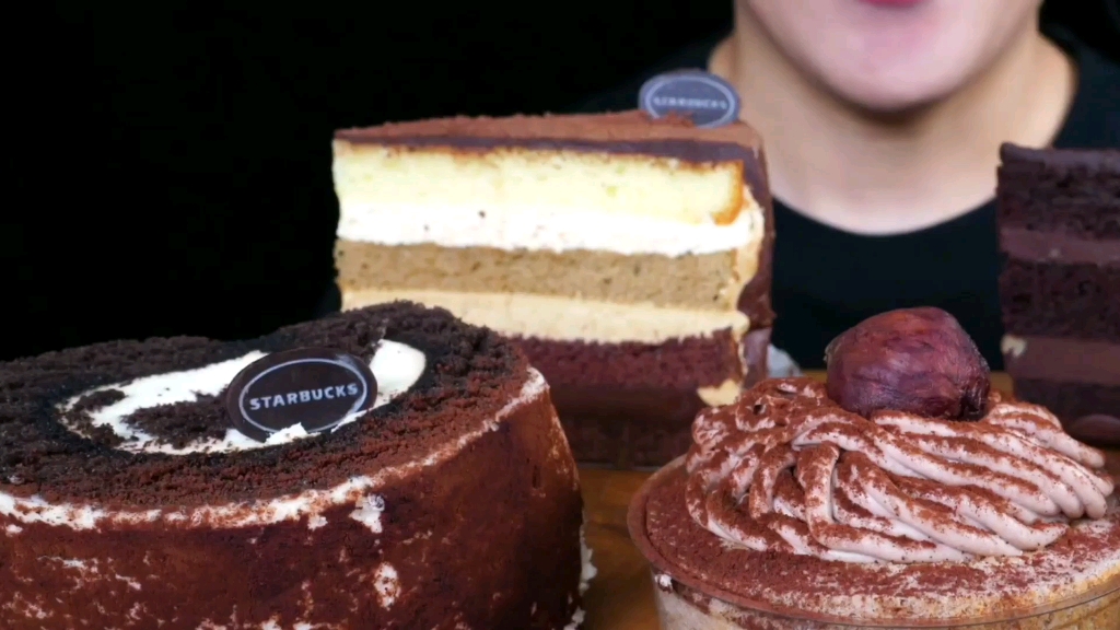 【soon】星巴克巧克力蛋糕盛宴 巧克力甘纳许蛋糕,黑巧克力甘纳许蛋糕