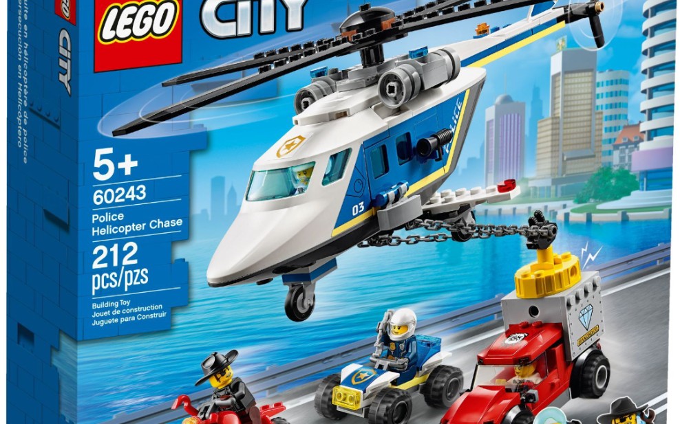 乐高 城市组 60243 警用直升机追逐 速组评测