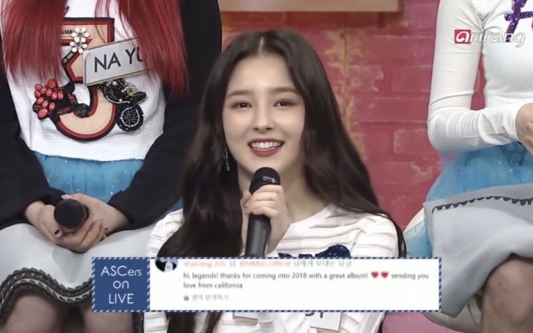 [图]180109 After School Club Momoland Nancy说英语部分