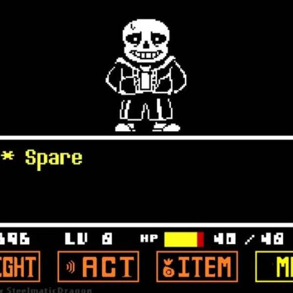 Undertale - Conceptualized Neutral Sans Fight