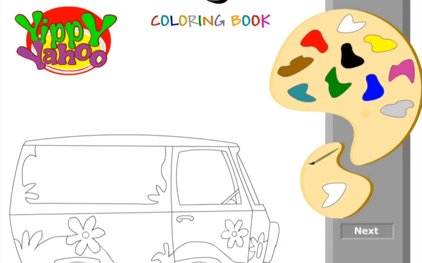 【挑战玩遍所有游戏】4399网页《儿童画画YippY Yahoo COLORING BOOK》5786哔哩哔哩bilibili