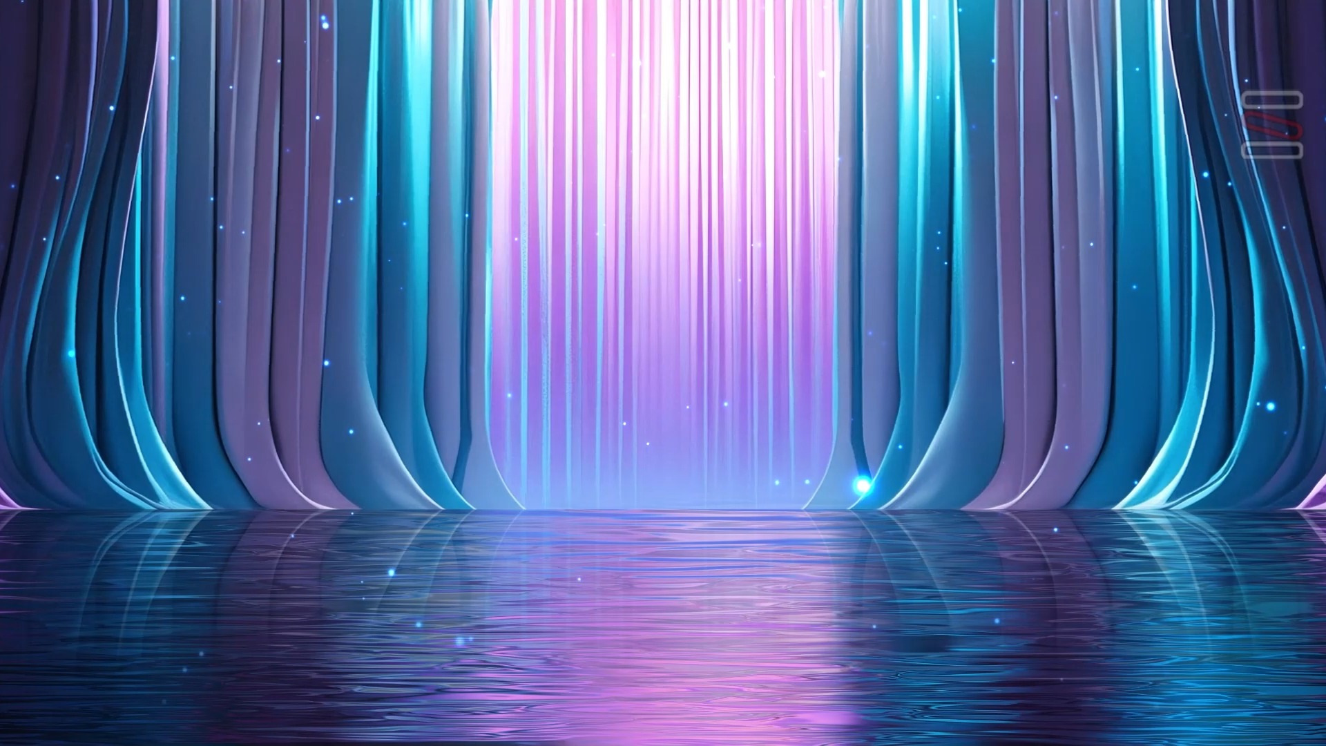梦幻渐变幕布背景视频素材
