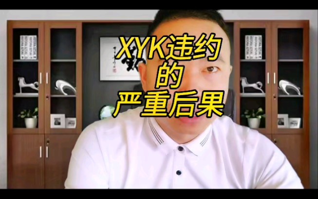 XYK违约的严重后果哔哩哔哩bilibili