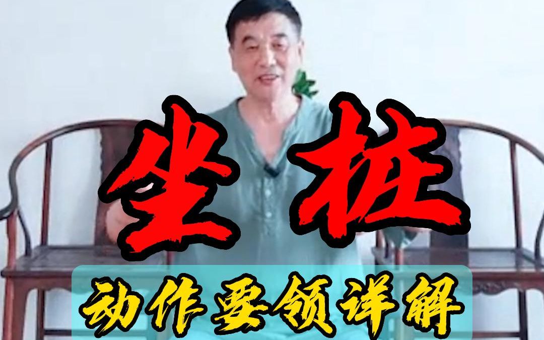 坐桩的动作要领有哪些?听听金老师怎么说.哔哩哔哩bilibili