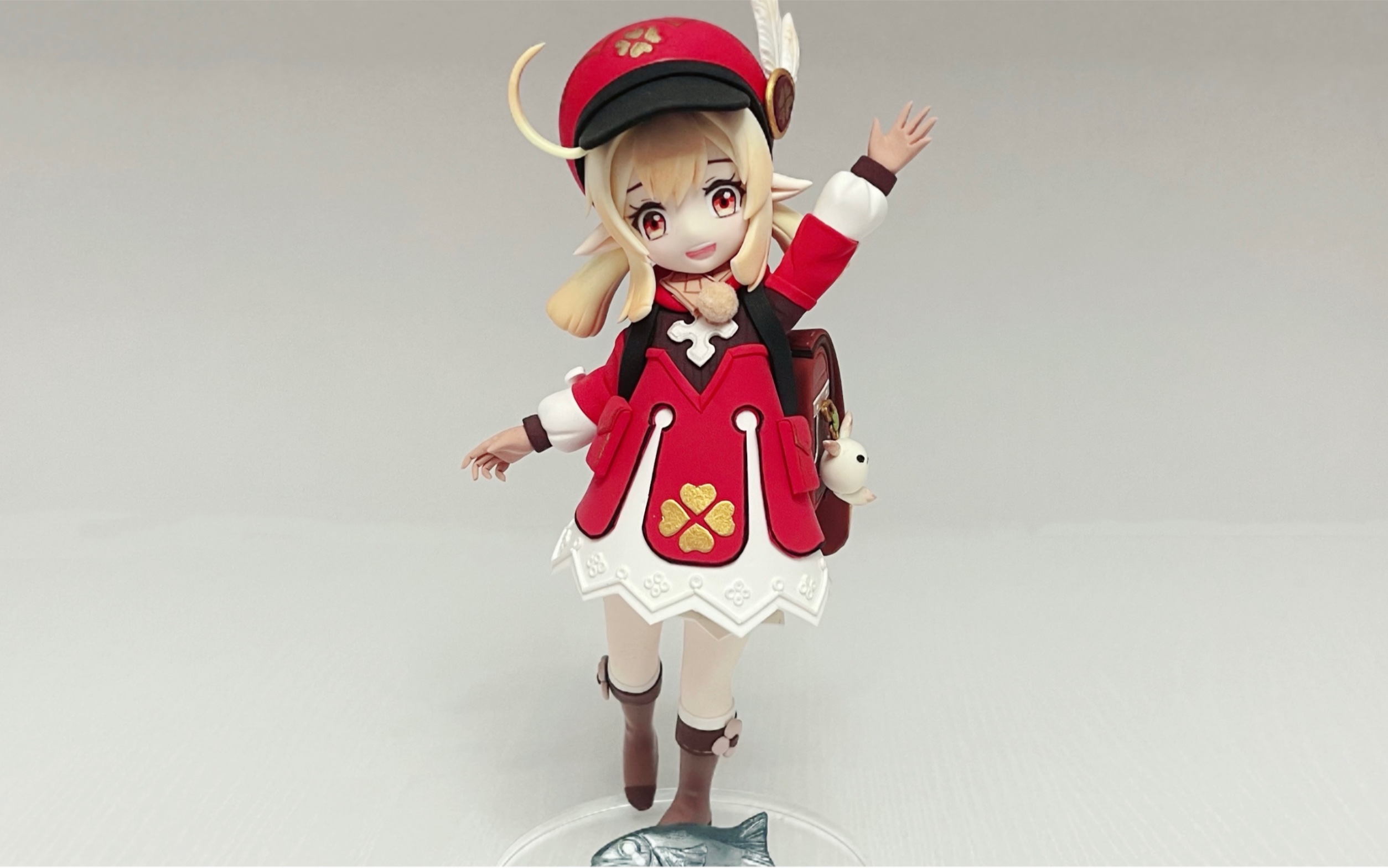 【原神】原神可莉正比超轻粘土手办 要和可莉一起来炸鱼嘛_哔哩哔哩