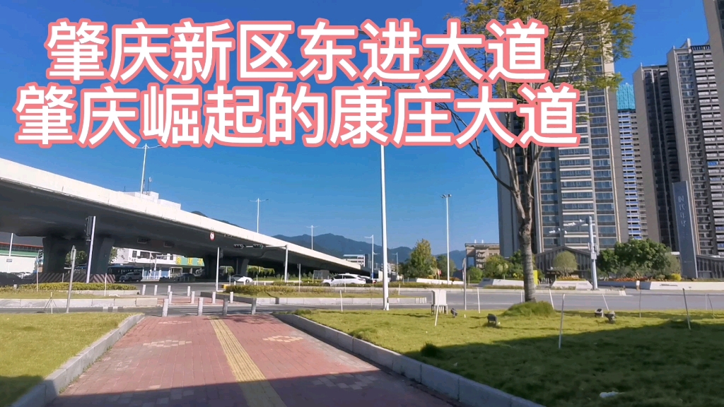 肇庆新区东进大道,崛起的康庄大道,承载着450万肇庆人的梦想.这几年肇庆发展的很快,按照这个发展势头,5年后经济就能超越汕头#肇庆新区 #肇庆路...