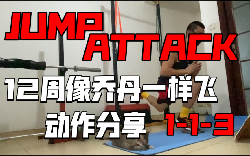 [图]祝贺凯尔特人重返总决赛｜《12周像乔丹一样飞 JUMP ATTACK》动作分享1-1-3保加利亚弓步静止&起立