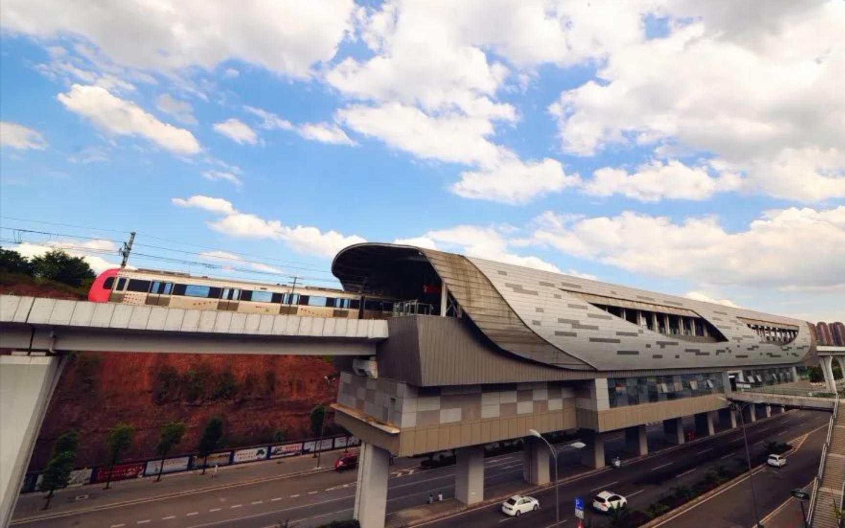 【crt6】远古视频之重庆轨道交通6号线 康庄-九曲河 侧面展望