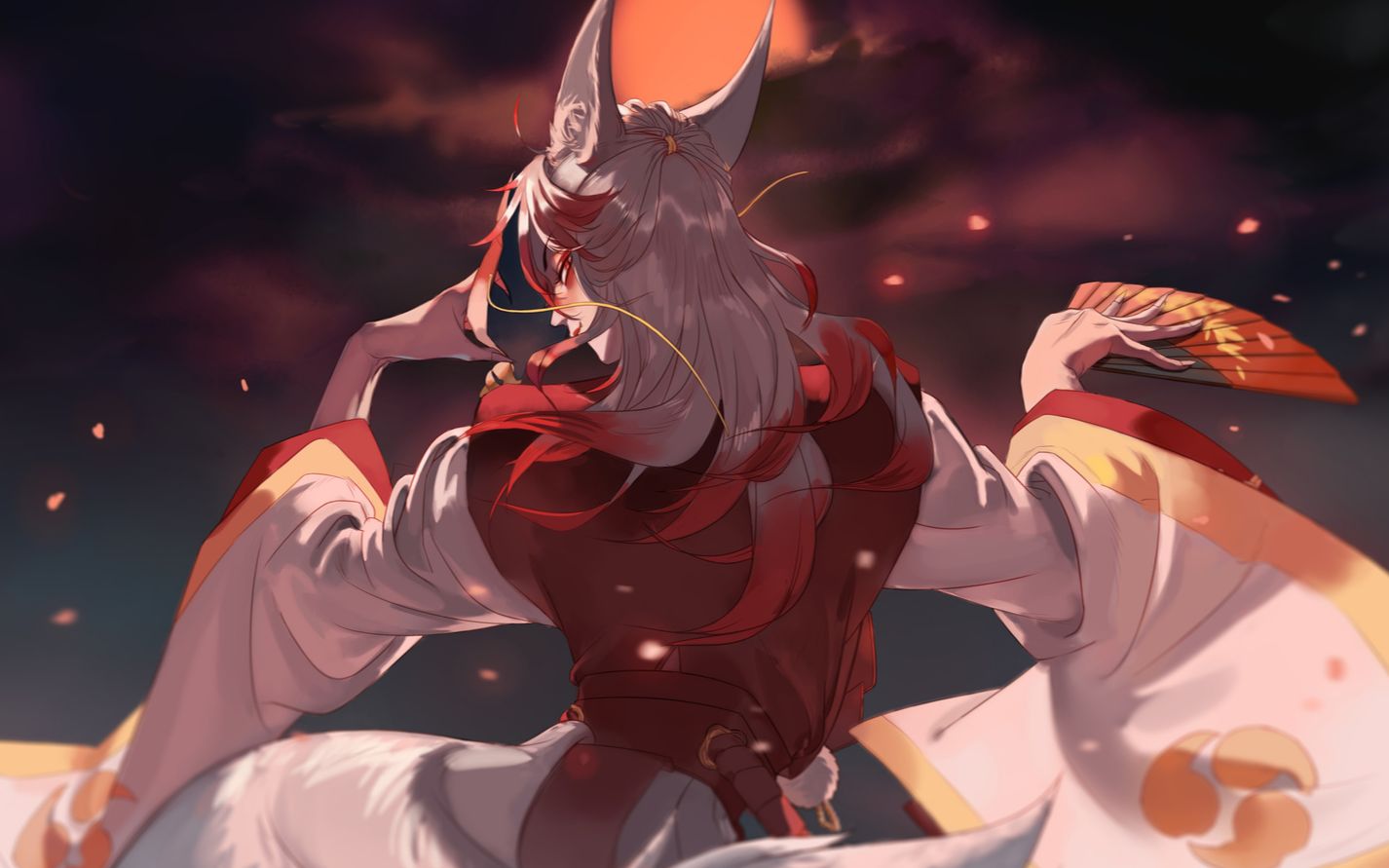 「决战!平安京」蛋霸霸 55输出百分百参团天神妖狐