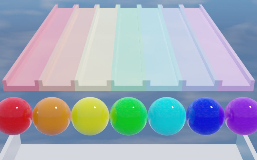 [图]使用彩虹球学习不同的颜色 Learn Different Colors with Rainbow Balls